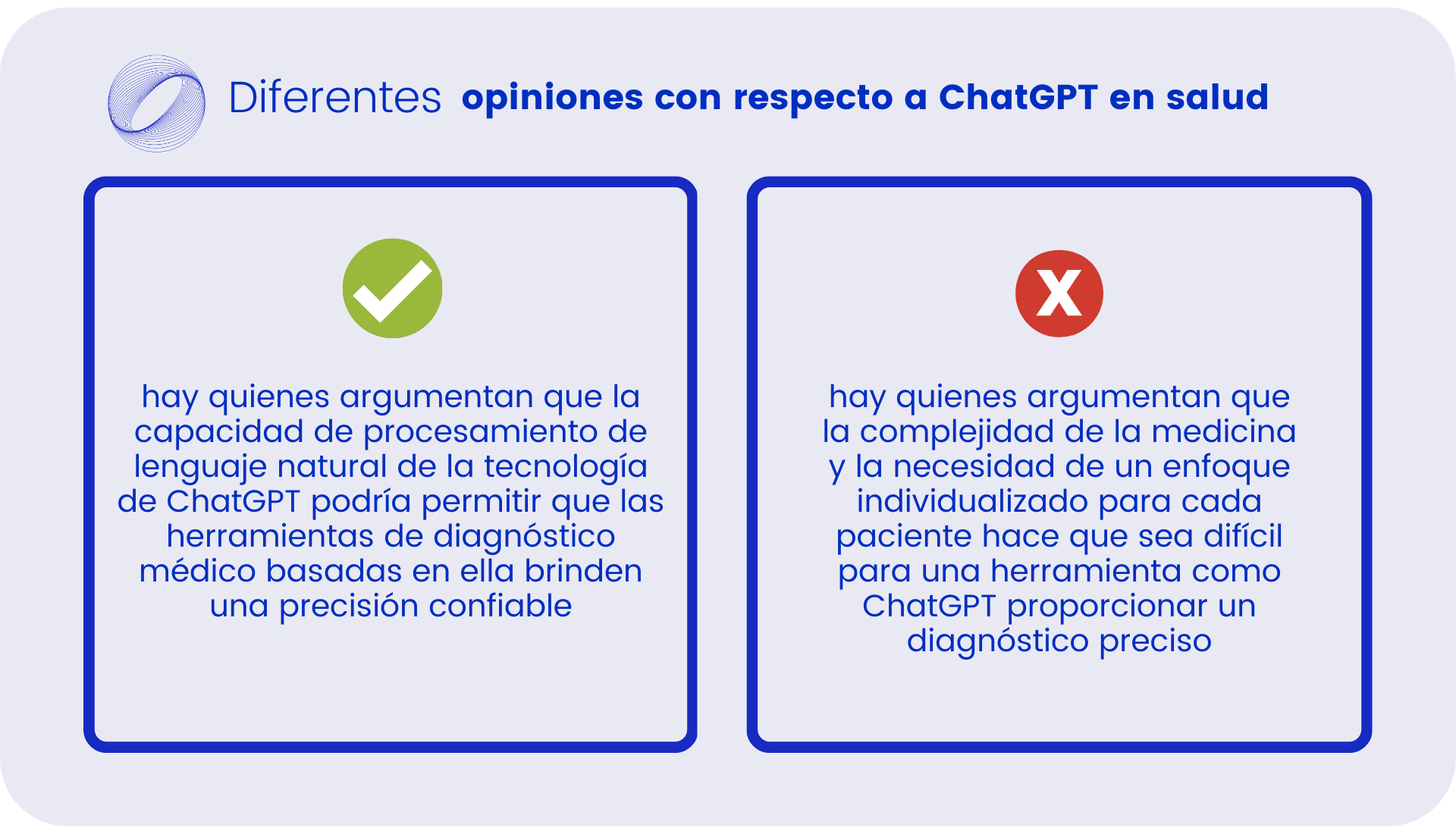 Diferentes opiniones con respecto a ChatGPT en salud