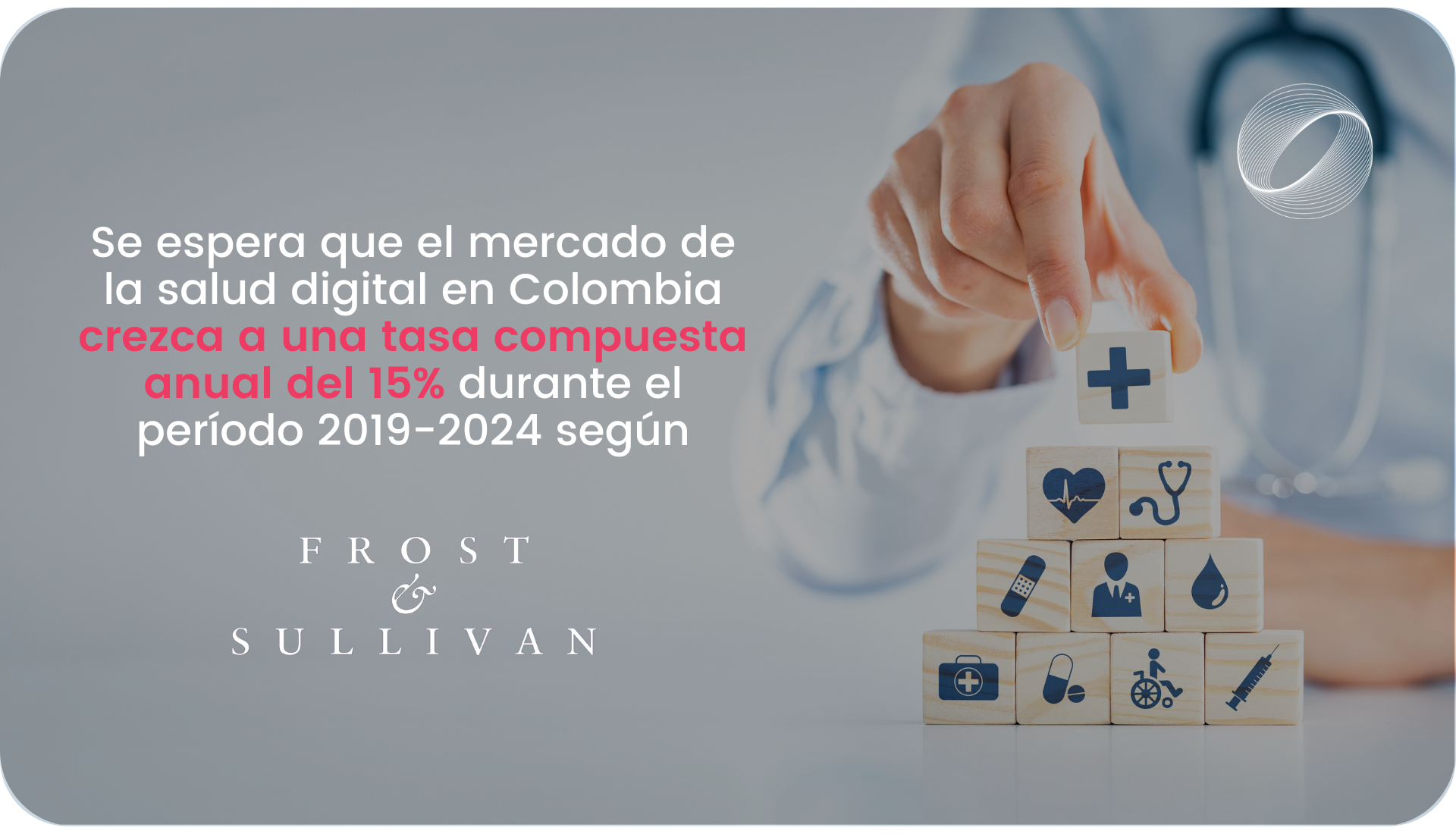 Se espera que el mercado de la salud digital en Colombia crezca a una tasa compuesta anual del 15% durante el período 2019-2024 según