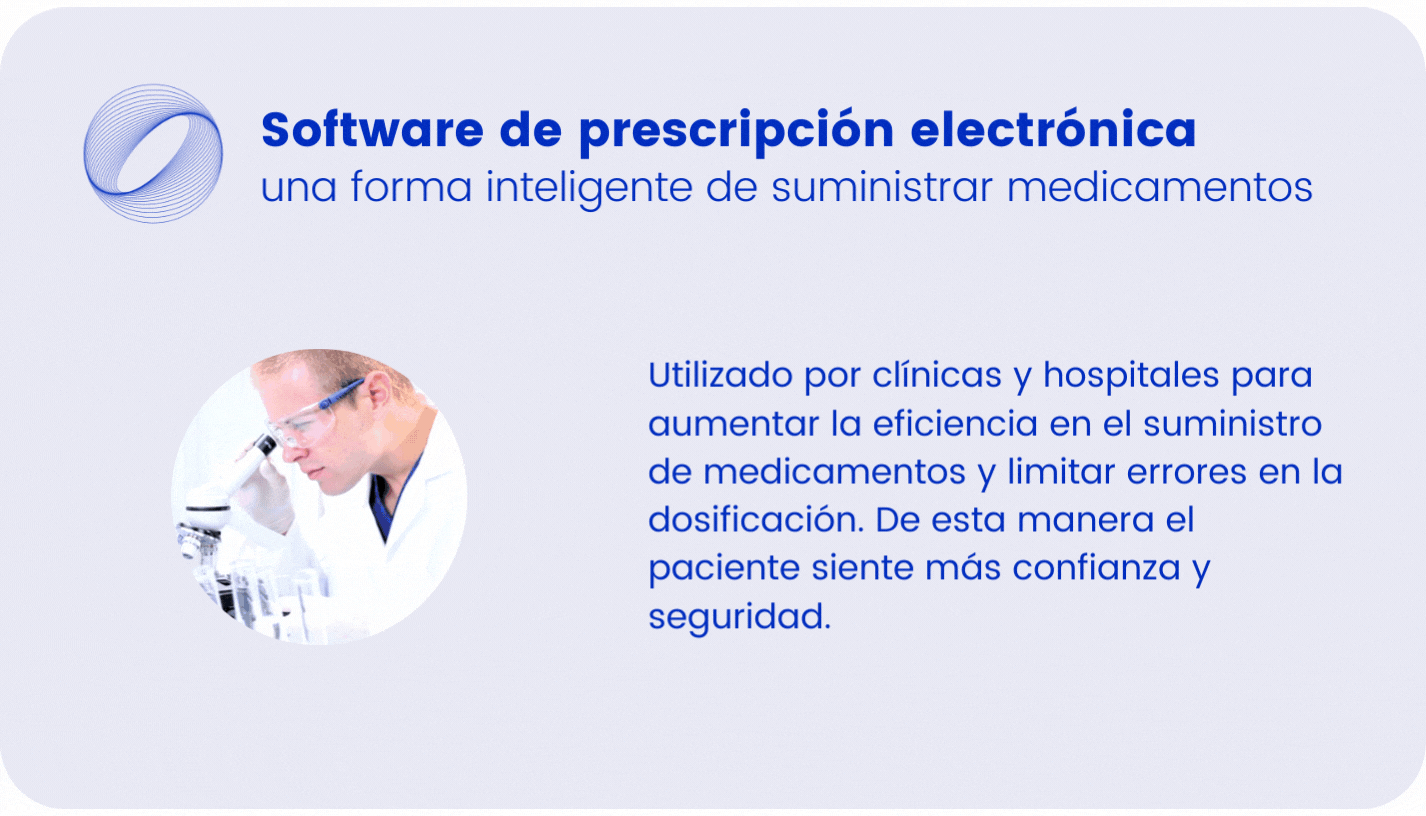 Software de prescripción electrónica